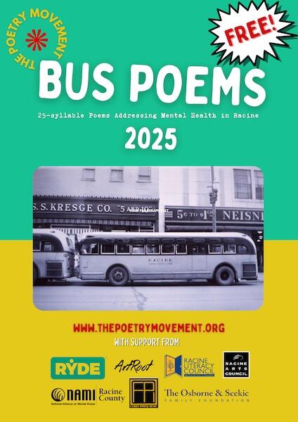 Campaign cover image for Free Download: Bus Poems 2025 Anthology
