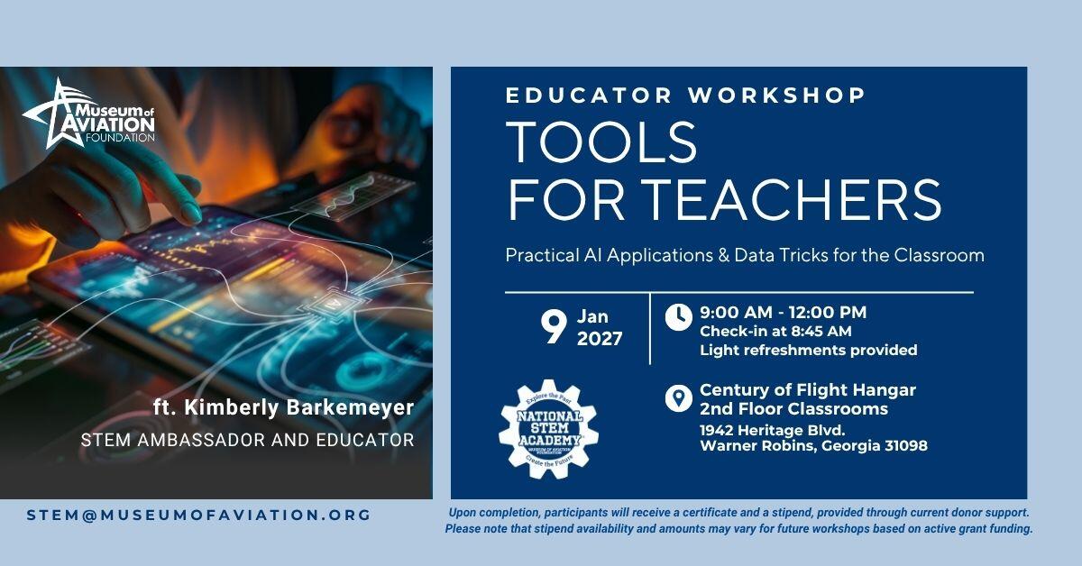 Campaign cover image for NSA - Educator Workshop - Tools for Teachers