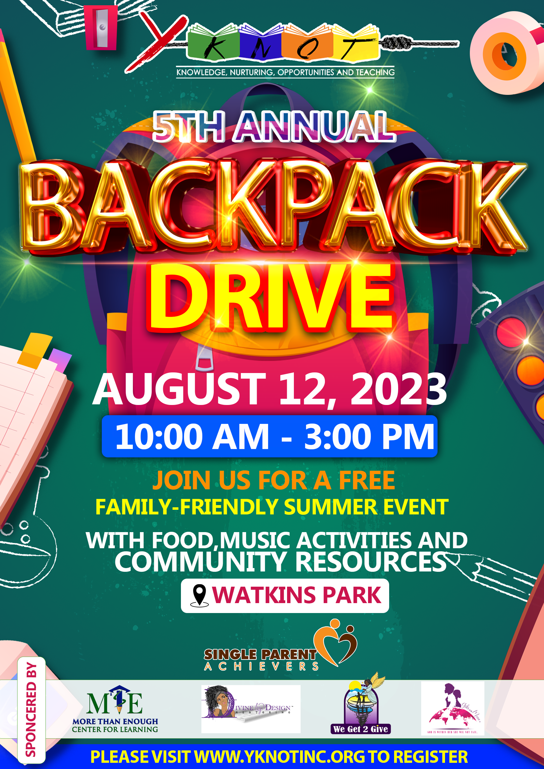 Campaign cover image for Back Pack Drive