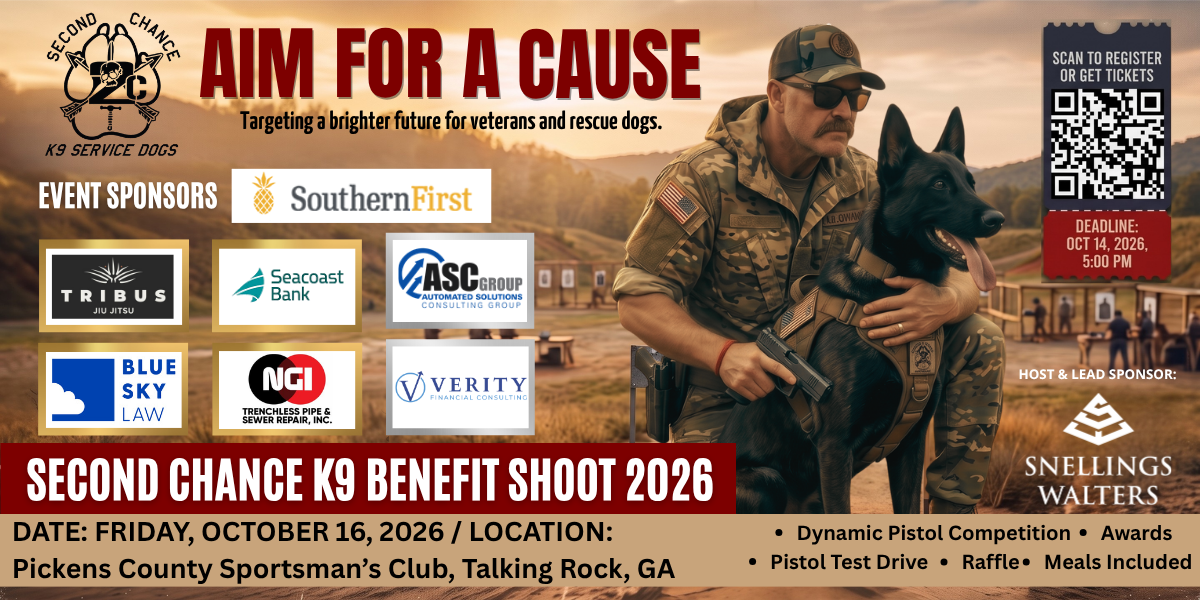 Campaign cover image for Aim for a Cause: Second Chance K9 Benefit Shoot 2026