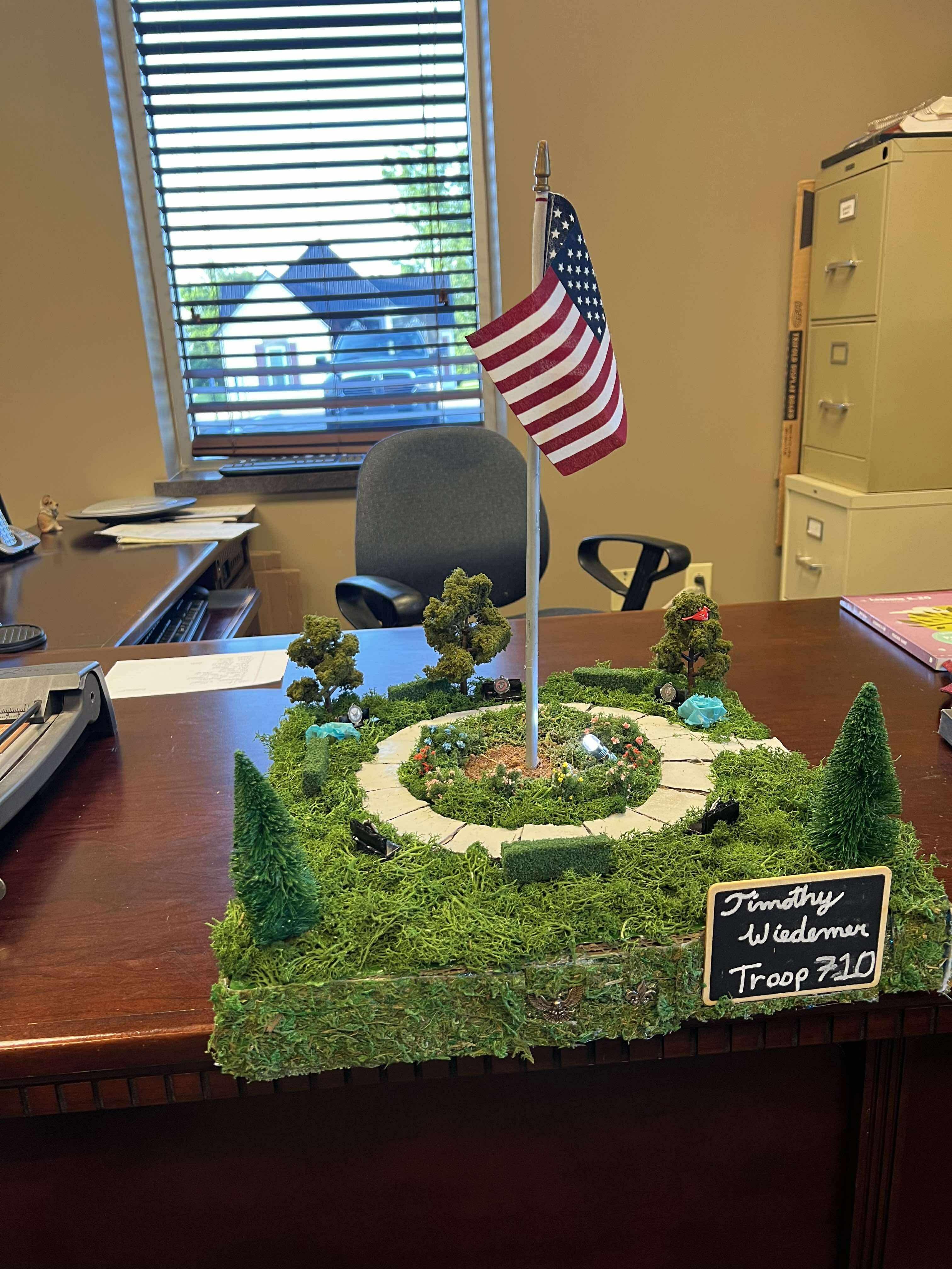 Campaign cover image for Veterans Memorial Garden Military Branch Benches and Flag Pole Fundraiser