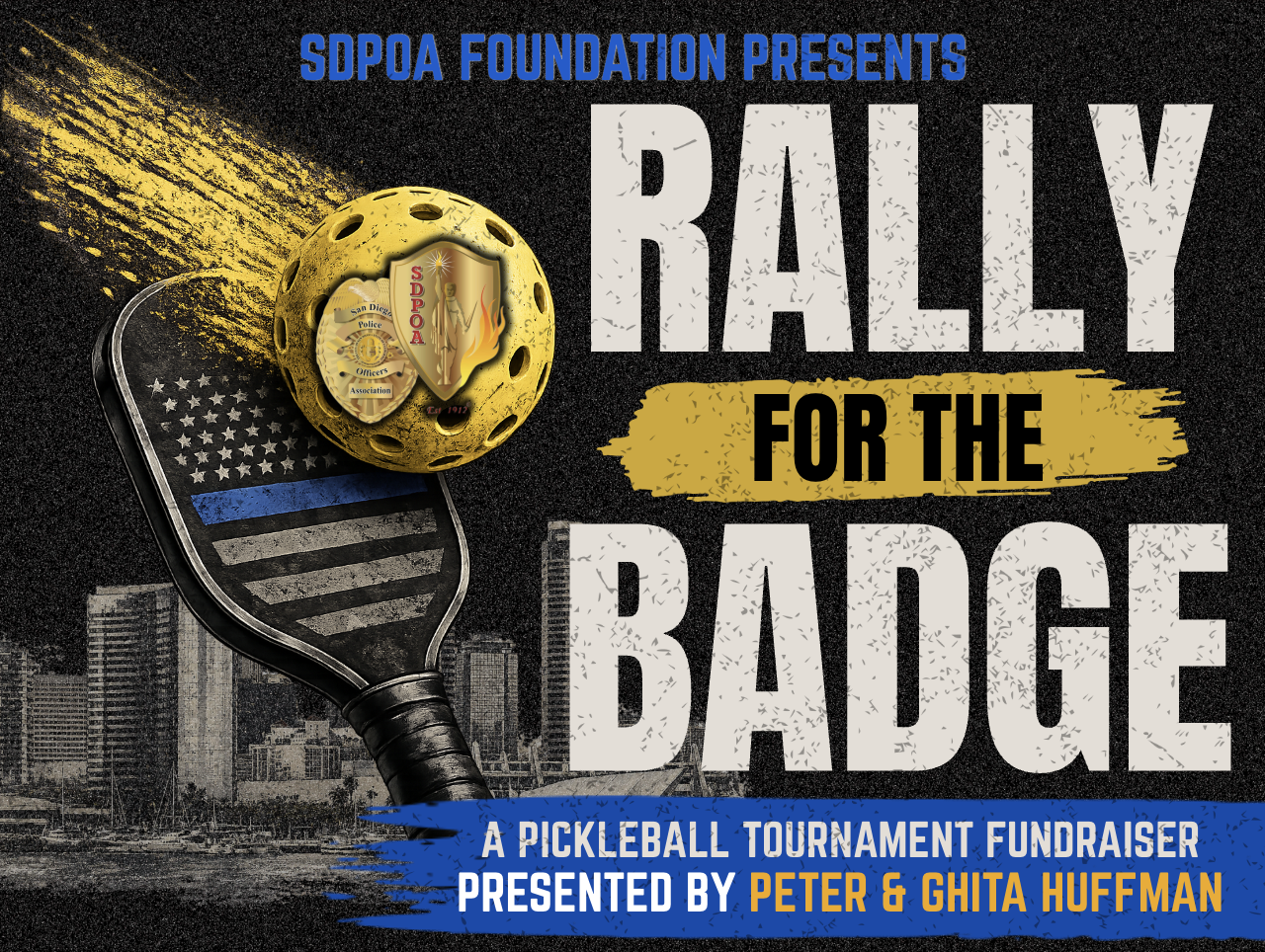 Campaign cover image for Rally for the Badge - Presented by Peter & Ghita Huffman