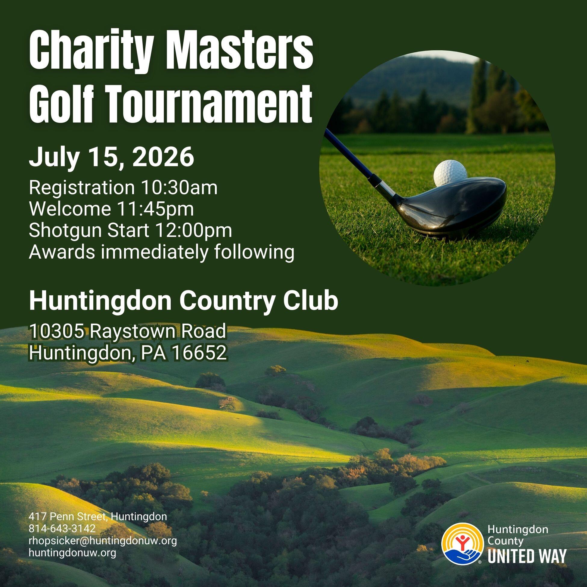 Campaign cover image for 2026 Charity Masters Golf Tournament