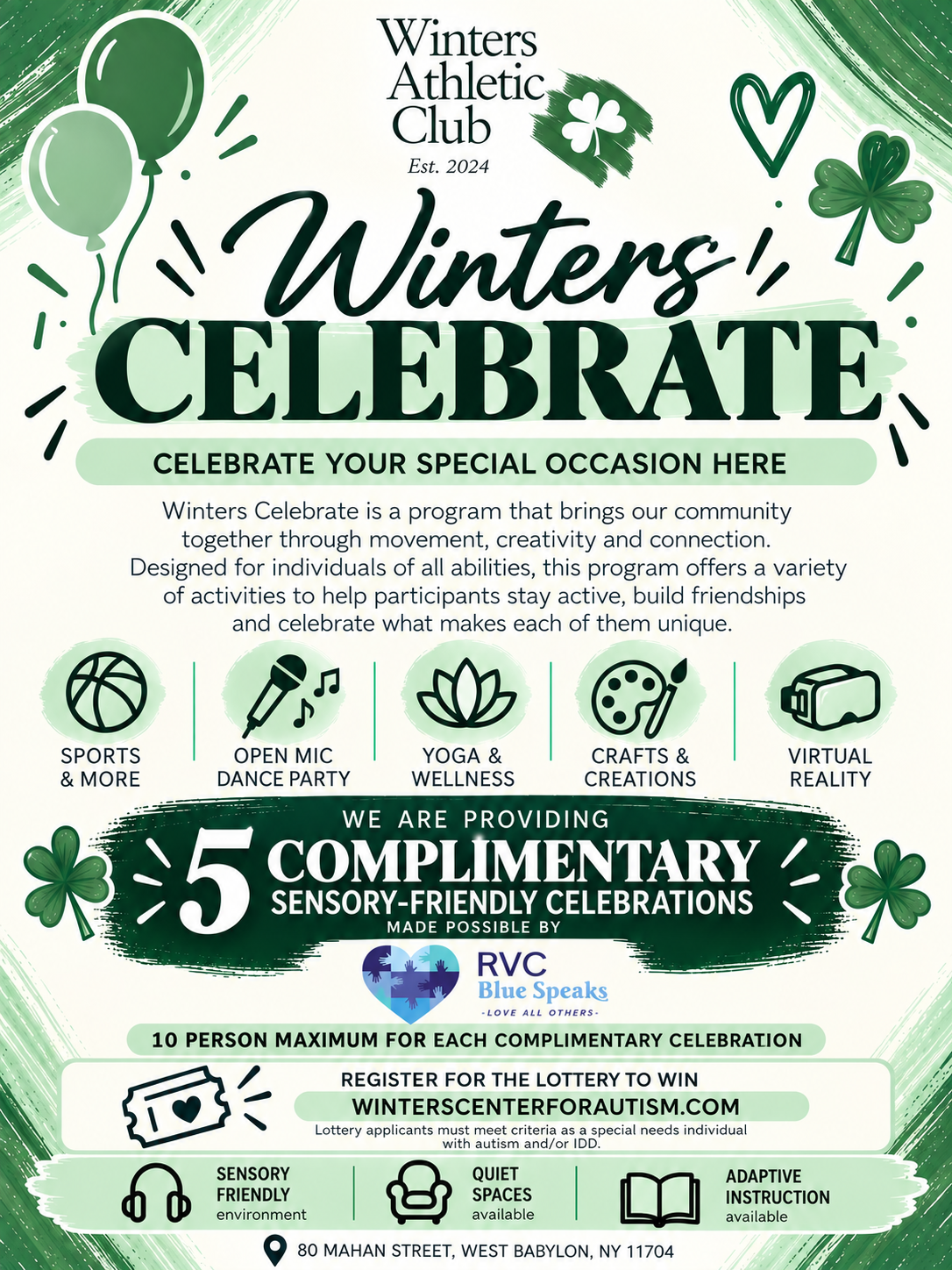 Campaign cover image for Winters Celebrate Lottery