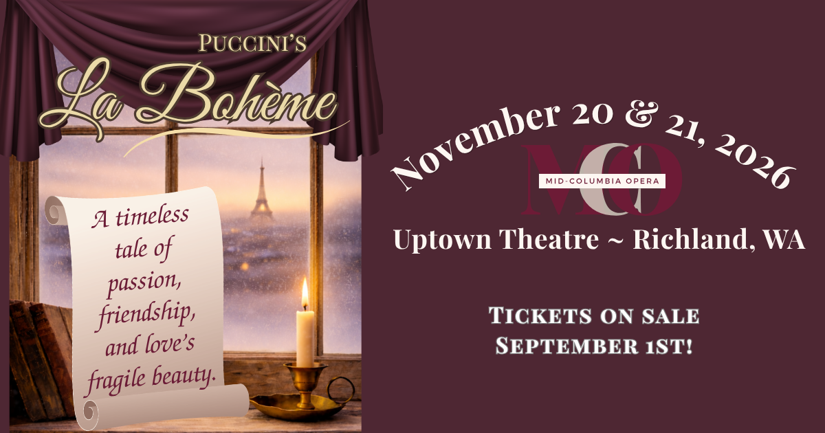 Campaign cover image for Puccini's La Boheme - Saturday, November 21, 2026 7:00PM