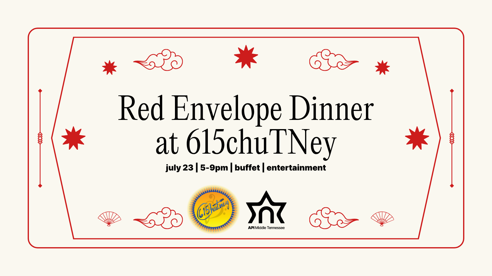 Campaign cover image for Red Envelope Dinner at 615ChuTNey