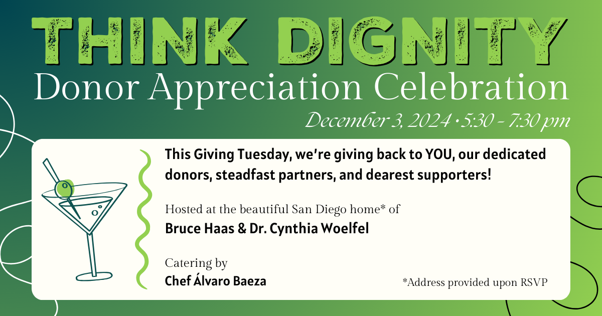 Campaign cover image for Think Dignity 2024 Donor Appreciation Celebration