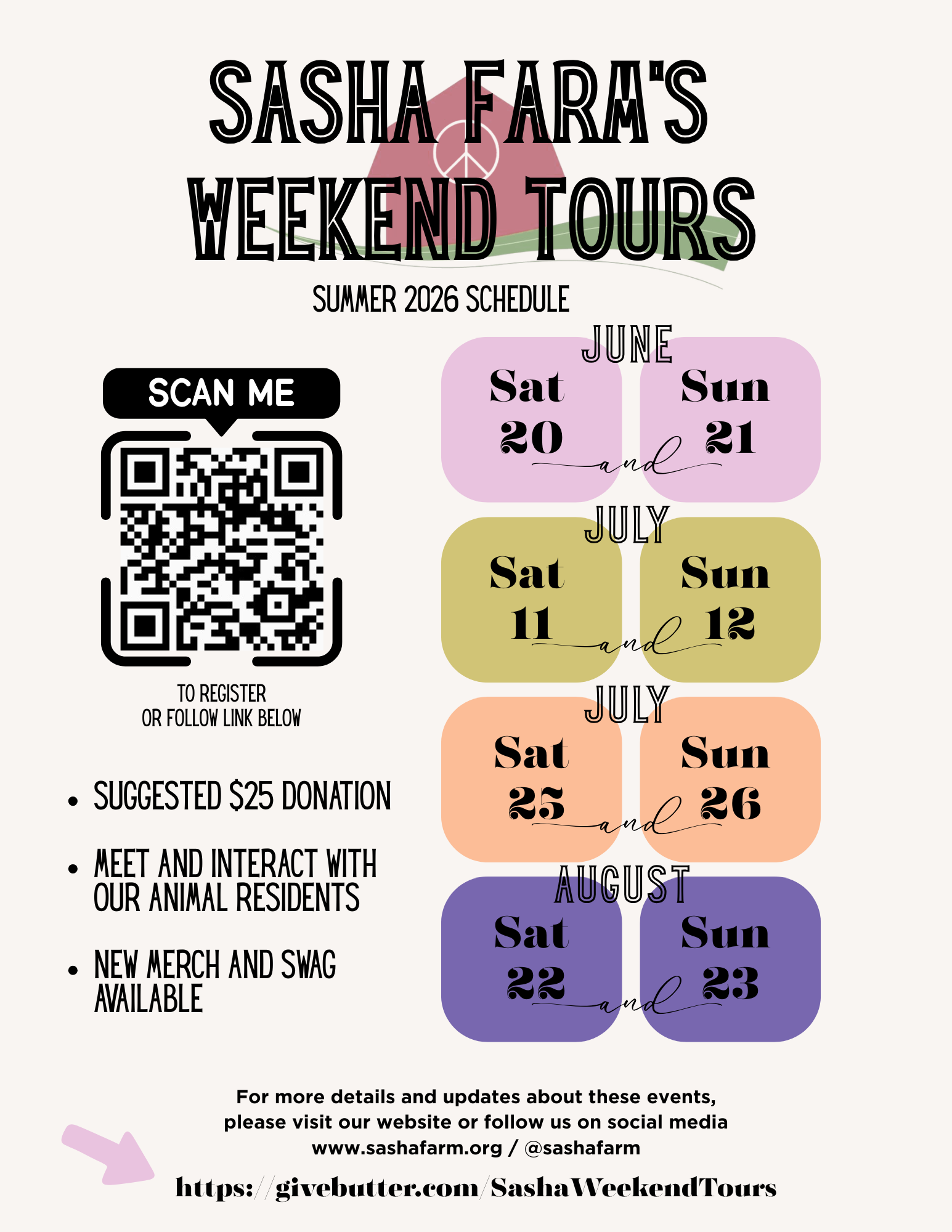 Campaign cover image for WEEKEND TOURS