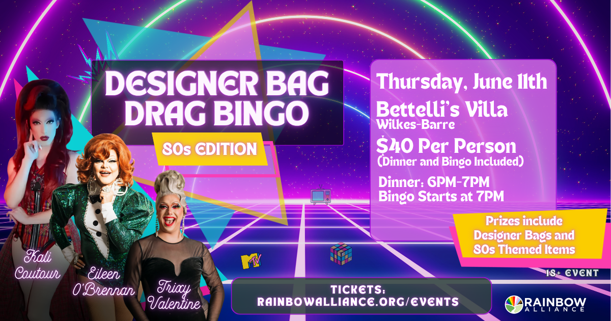 Campaign cover image for Designer Bag Drag Bingo: 80s Edition