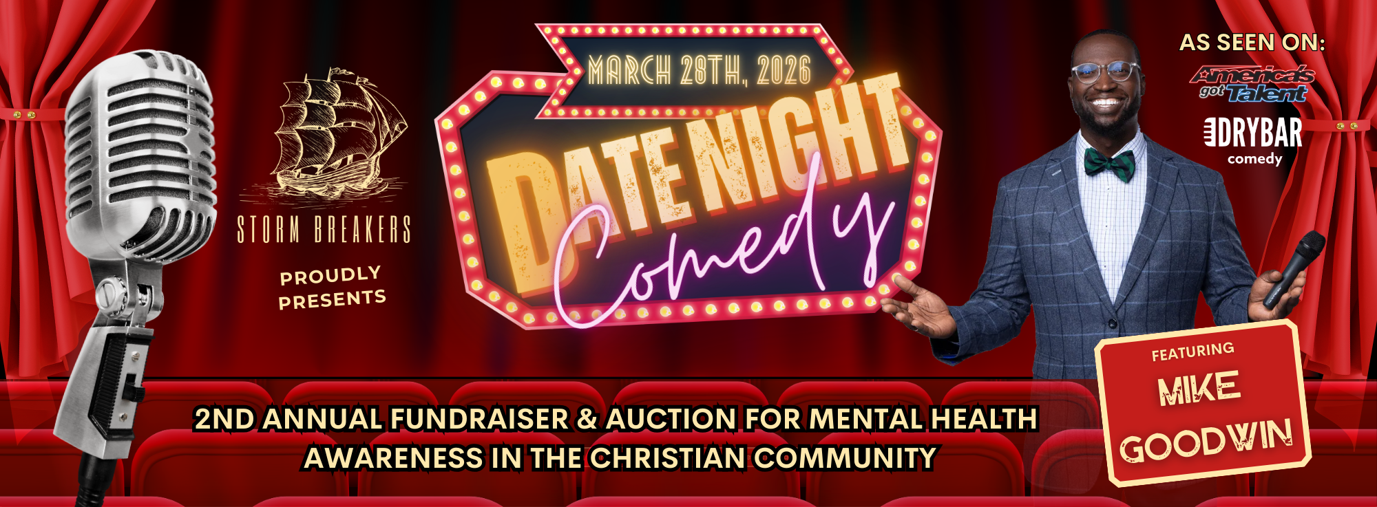 Campaign cover image for 2026 Date Night Comedy presented by Storm Breakers