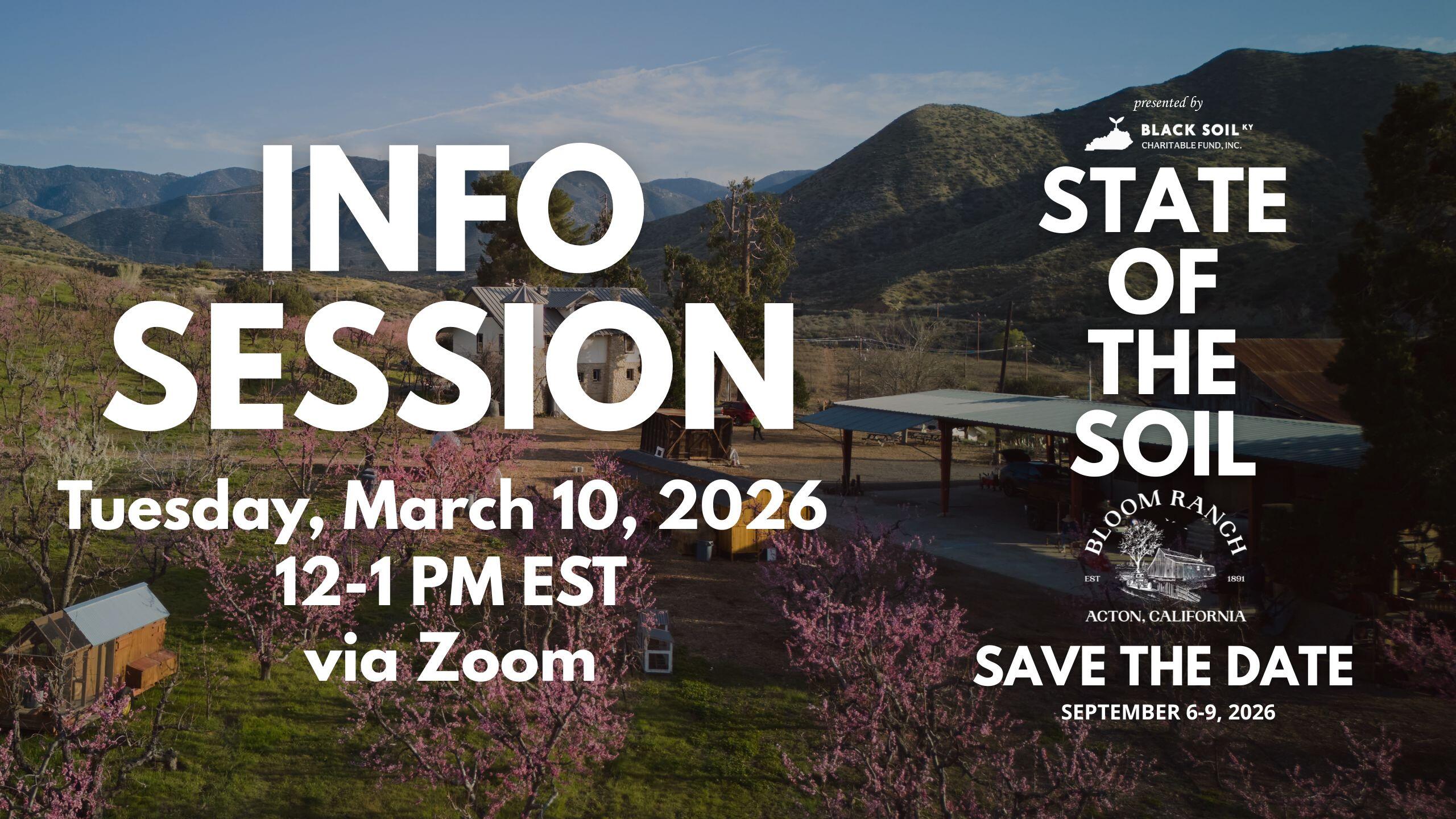 Campaign cover image for State of the Soil Informational Session