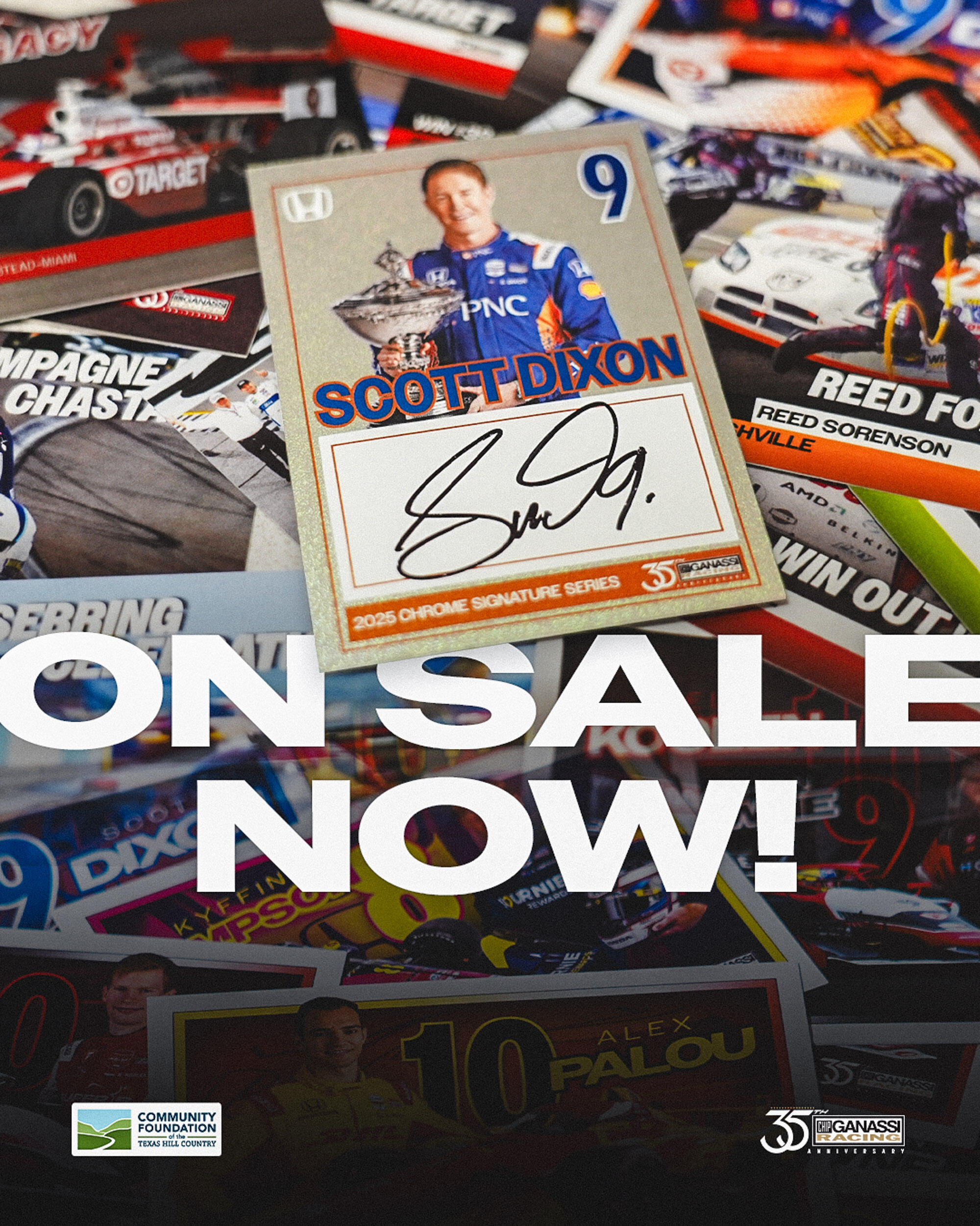 Campaign cover image for Chip Ganassi Racing 2025 Trading Cards - Round 2: Texas Flood Relief