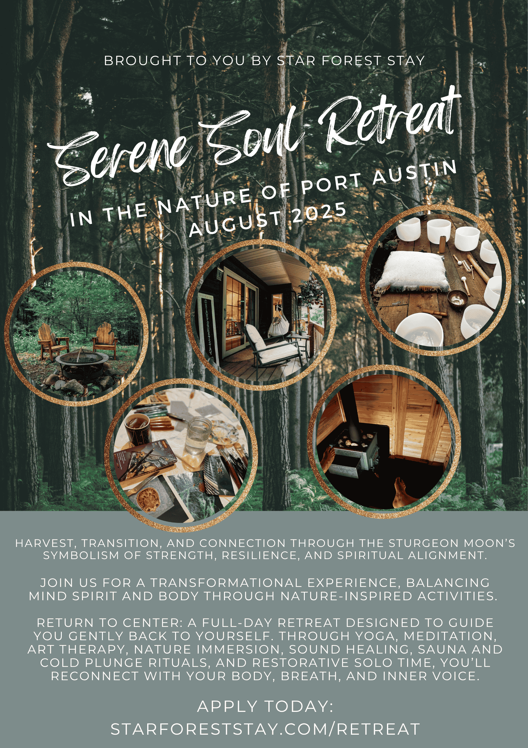 Campaign cover image for Serene Soul Retreat brought to you by Star forest Stay