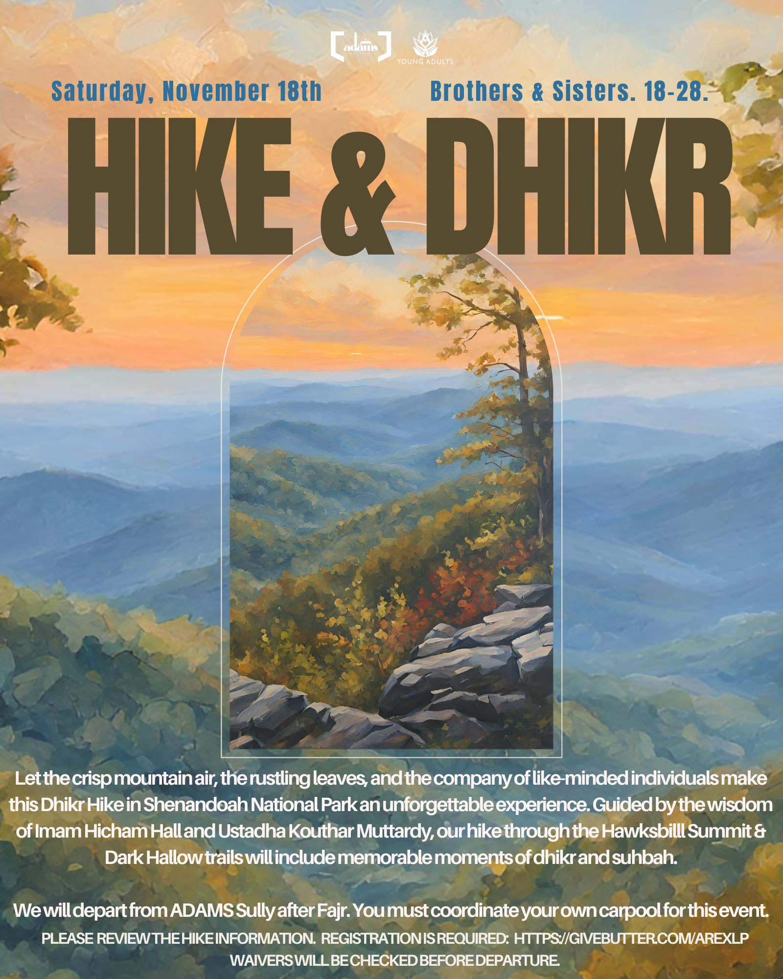 Campaign cover image for Hike & Dhikr