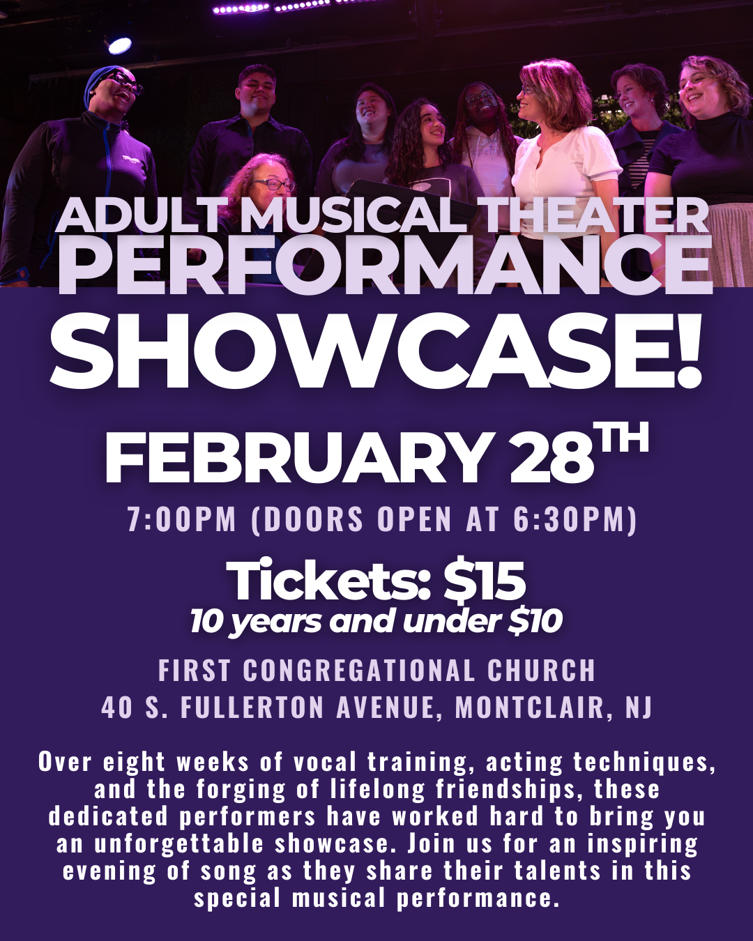 Campaign cover image for Vanguard Theater - Adult Musical Theater Showcase