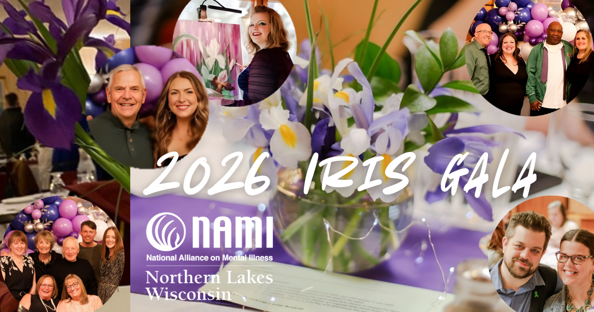 Campaign cover image for 2026 NAMI Northern Lakes Iris Gala