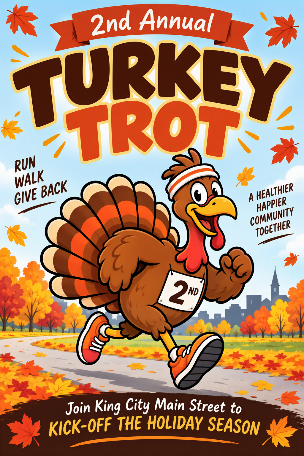 Campaign cover image for 2026 King City Main Street Turkey Trot