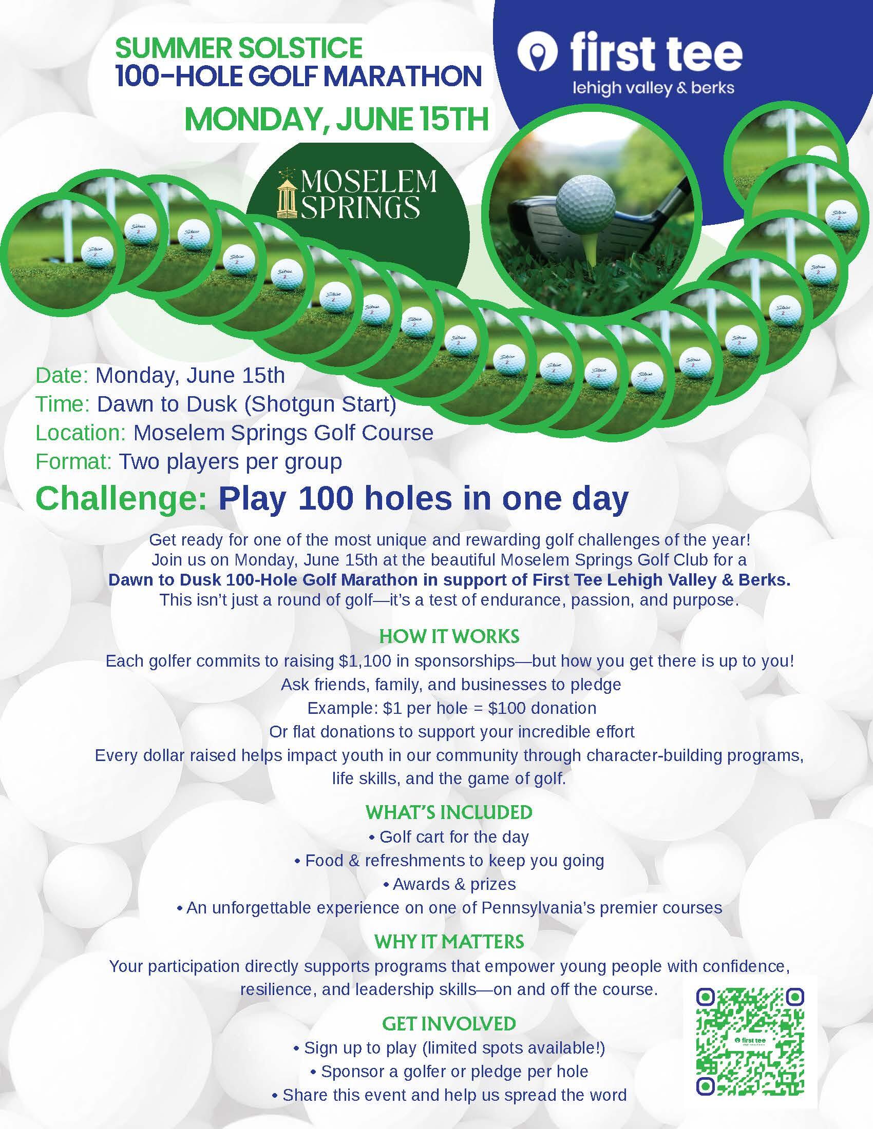 Campaign cover image for 2026 - 100 Holes of Golf