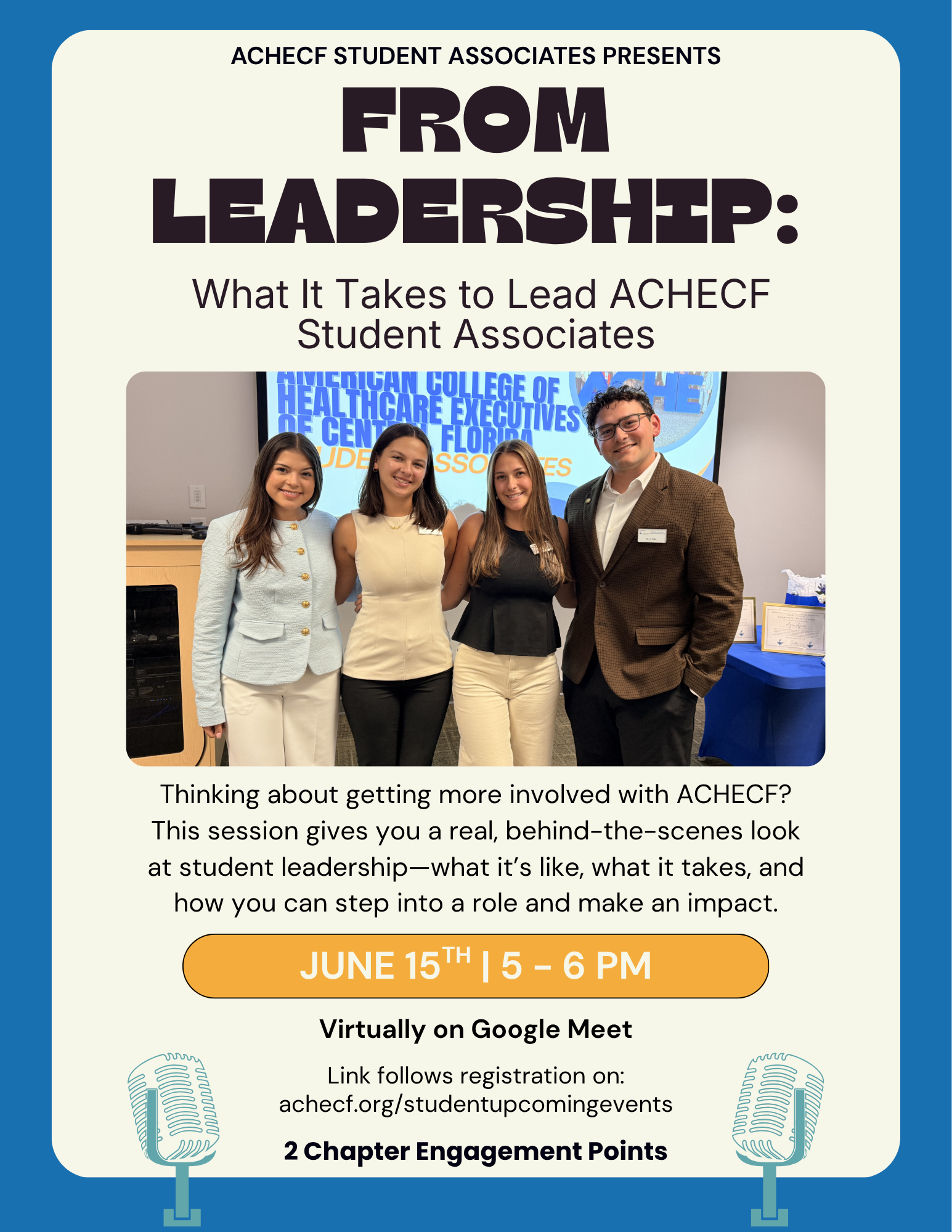 Campaign cover image for SA: 06152026 ACHECF Student Associates: From Leadership