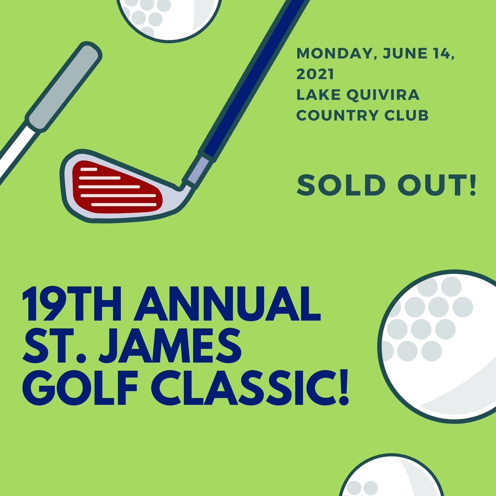 Campaign cover image for St. James Academy 19th Annual Golf Classic
