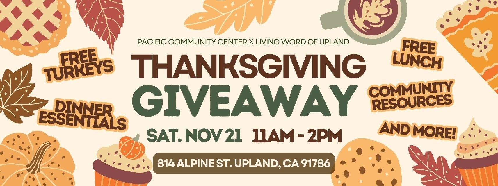 Campaign cover image for 4th Annual Thanksgiving Turkey Giveaway