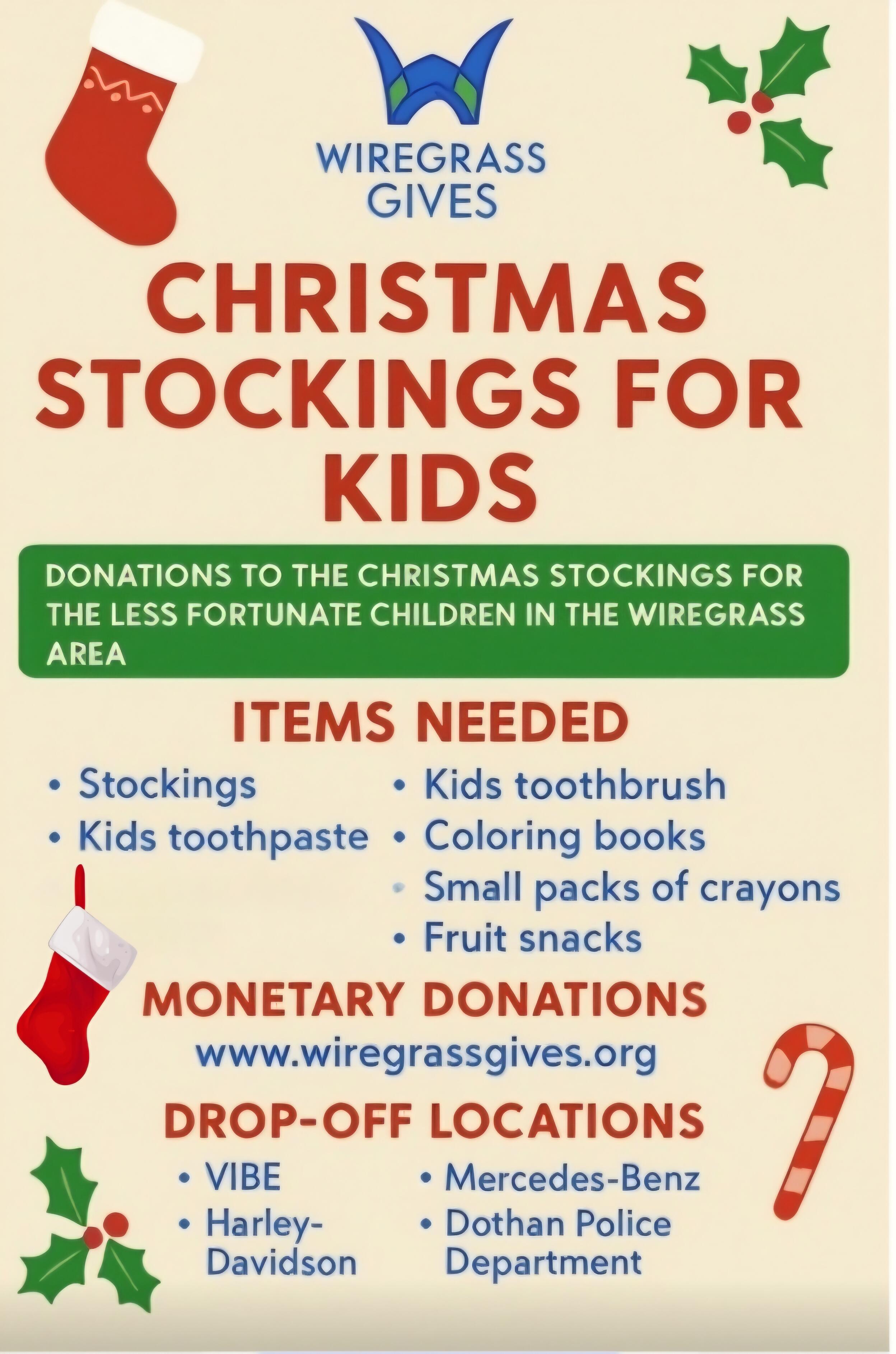 Campaign cover for Christmas Stocking Drive
