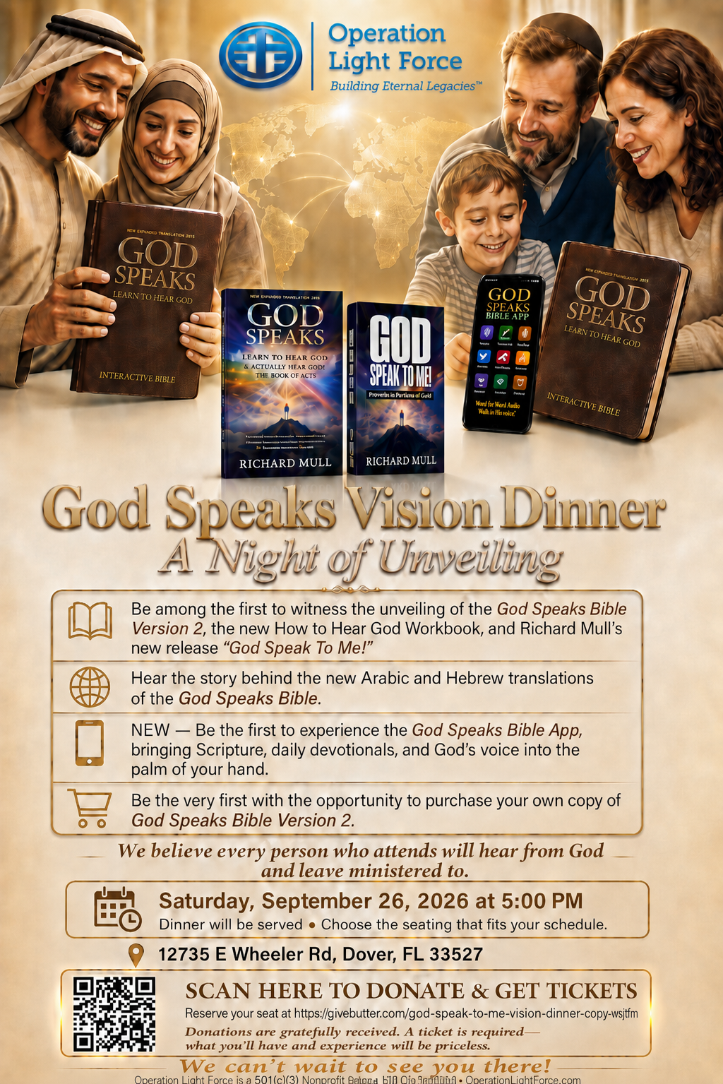 Campaign cover image for God Speak To Me Vision Dinner OLF