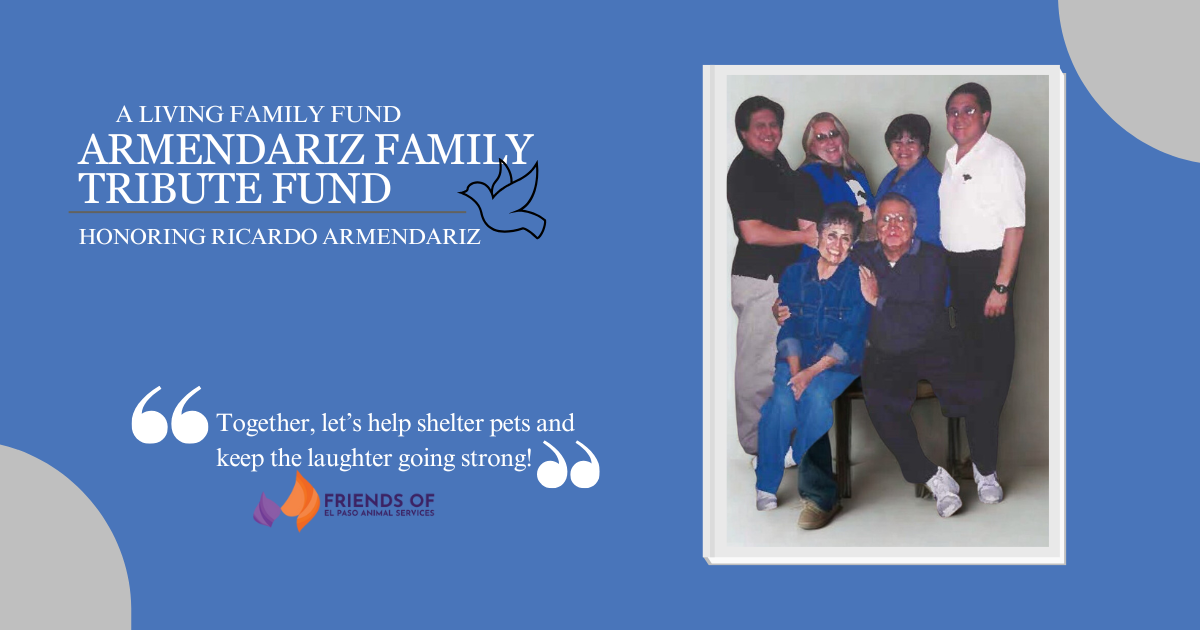 Campaign cover image for The Armendariz Tribute Fund for Shelter Pets