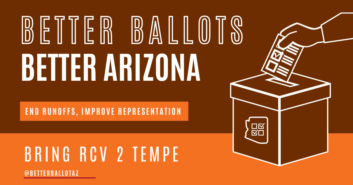Campaign cover for It's Time to Bring RCV 2 Tempe!