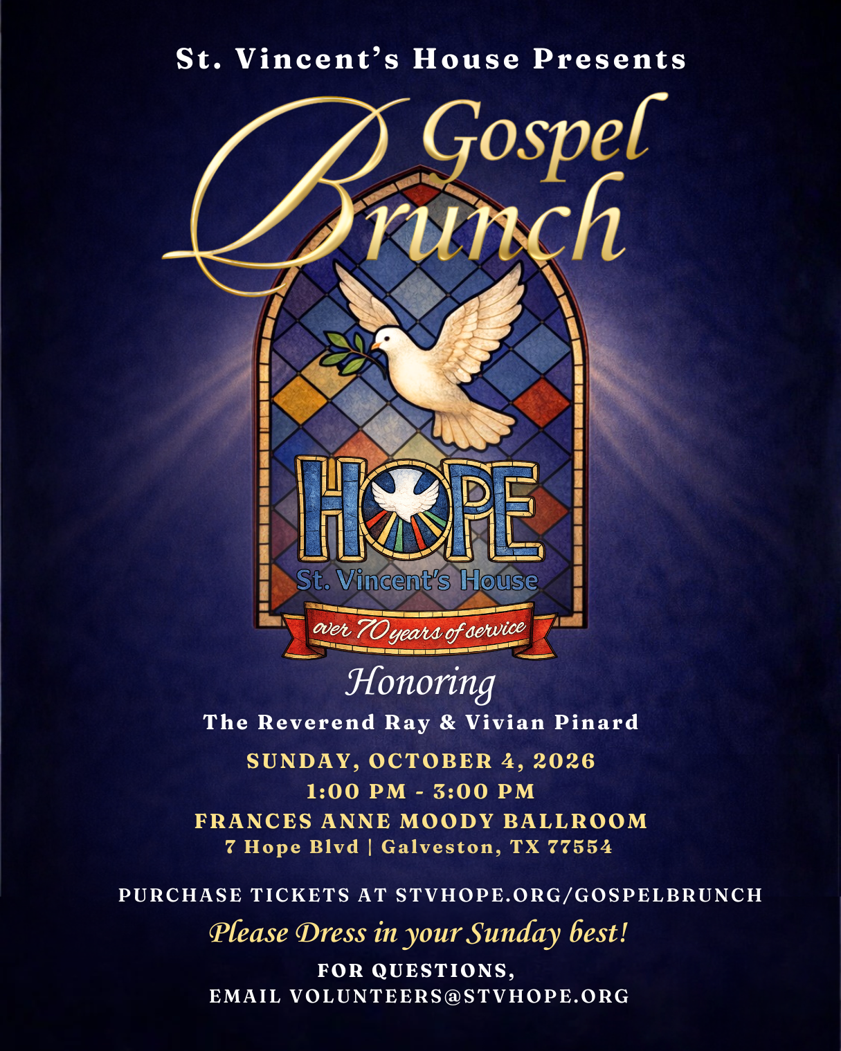 Campaign cover image for Join us for the St. Vincent's House Gospel Brunch!