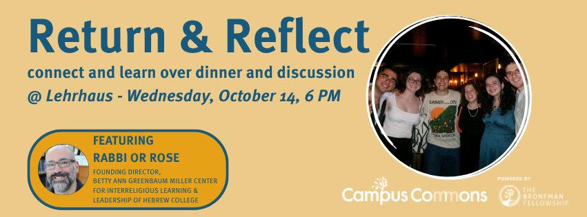 Campaign cover image for Return & Reflect: Dinner and Discussion