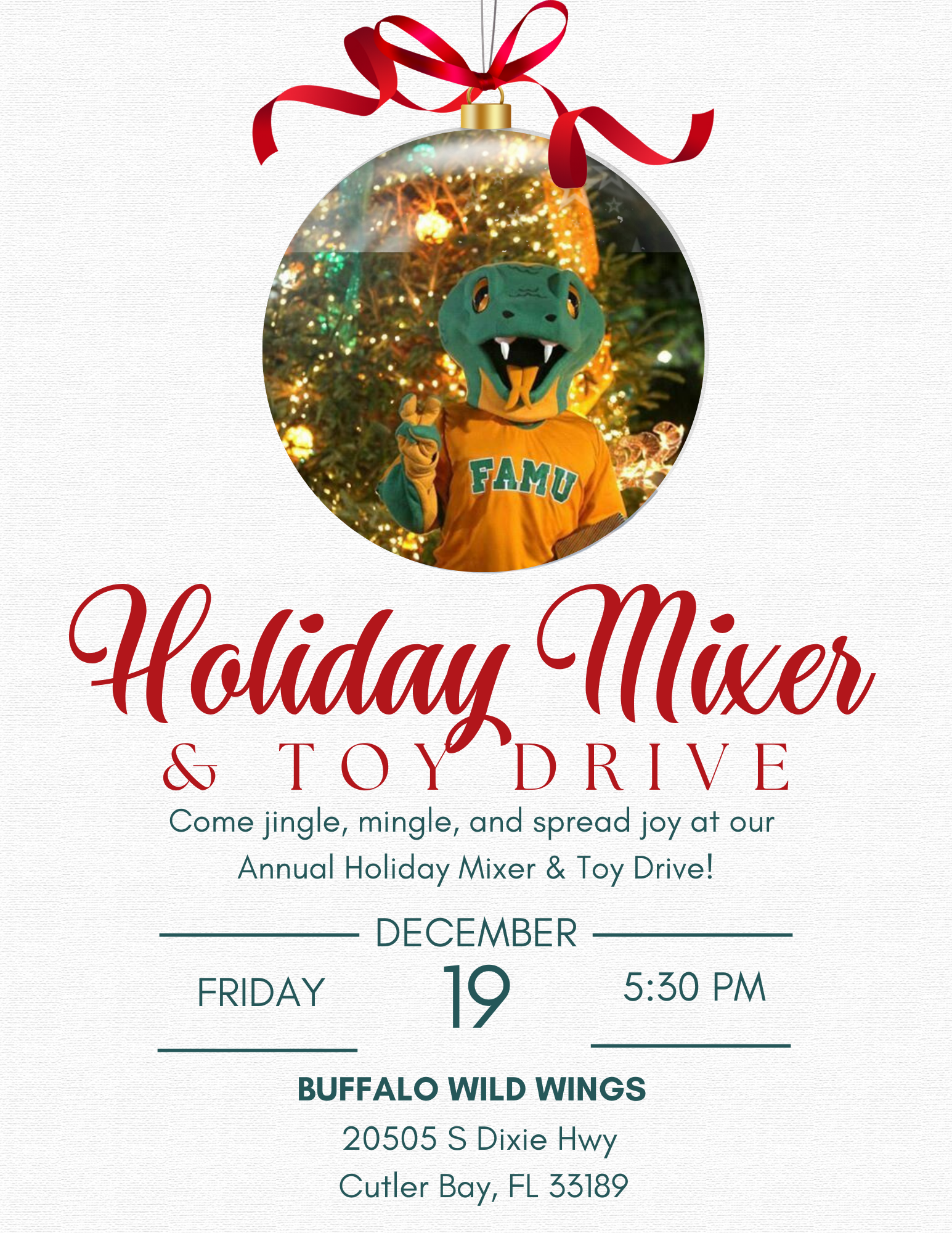 Campaign cover image for Holiday Mixer & TOY DRIVE