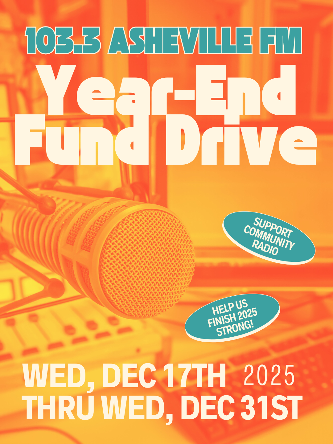 Campaign cover image for 2025 End-of-Year Fund Drive!