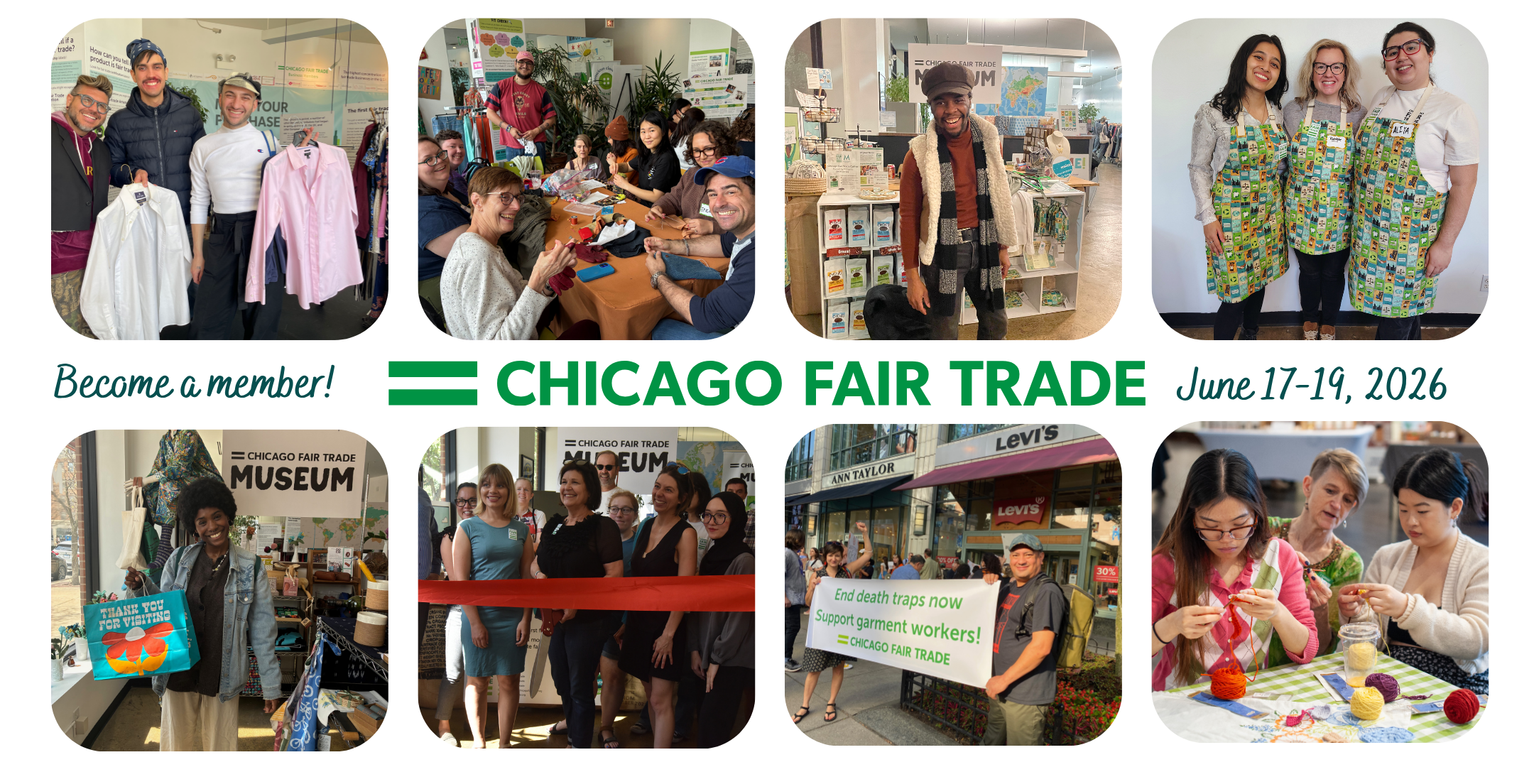 Campaign cover image for 2026 Chicago Fair Trade Member Drive!