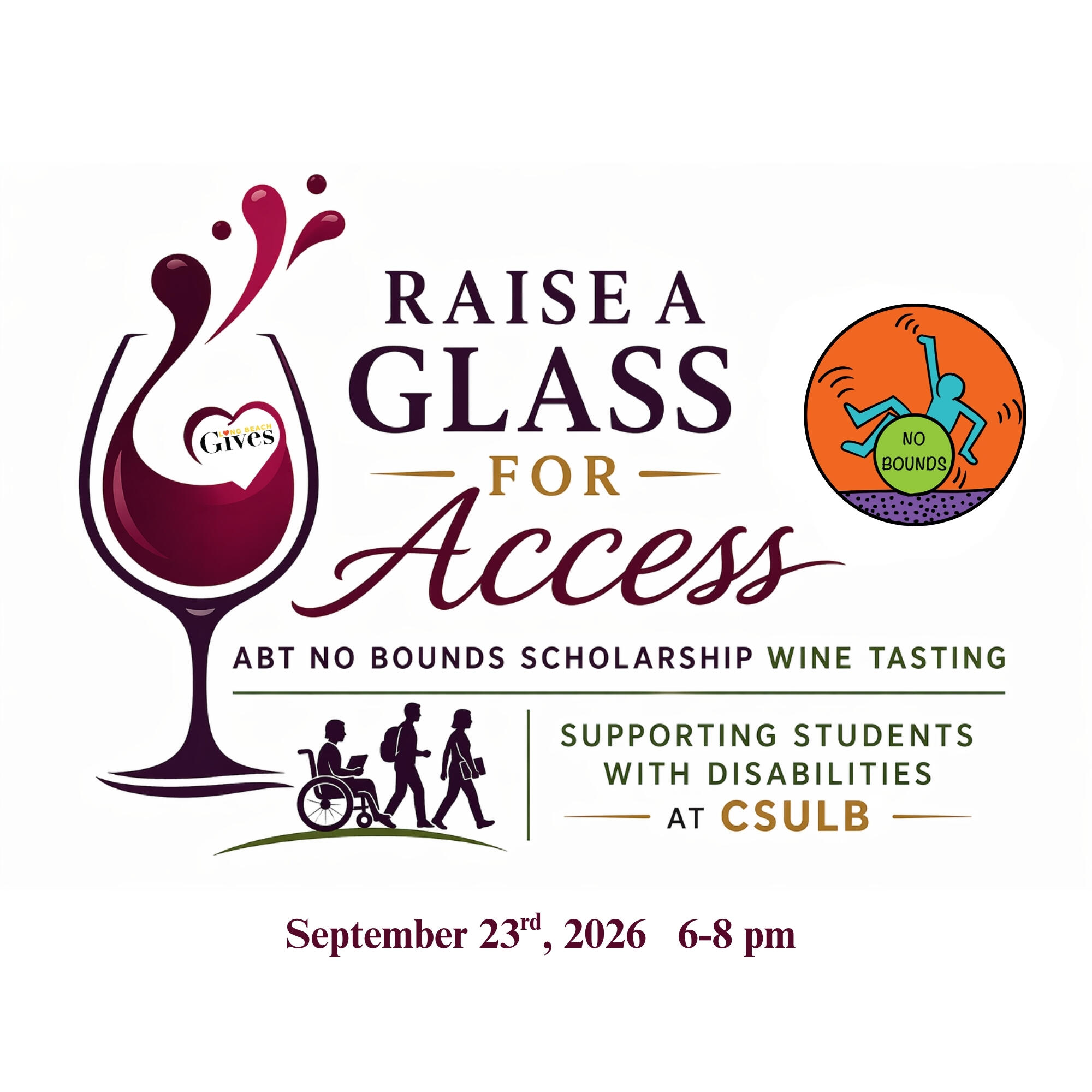 Campaign cover image for 🍷 Raise a Glass for Access: ABT No Bounds Scholarship Wine Tasting