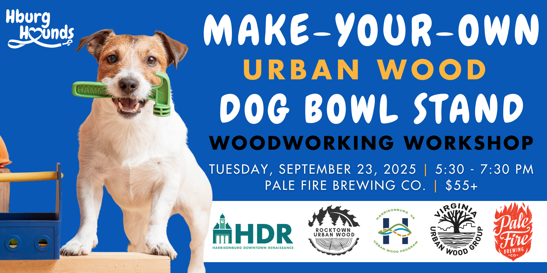 Campaign cover image for Make Your Own Urban Wood Dog Bowl Stand