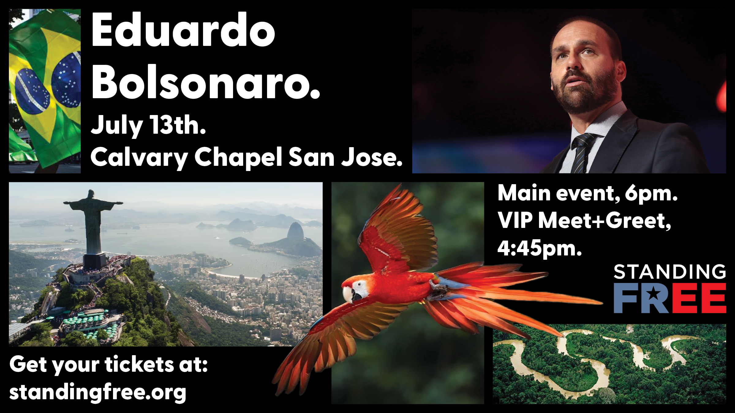 Campaign cover image for Standing Firm: Eduardo Bolsonaro on Christian Values and Brazil’s Future