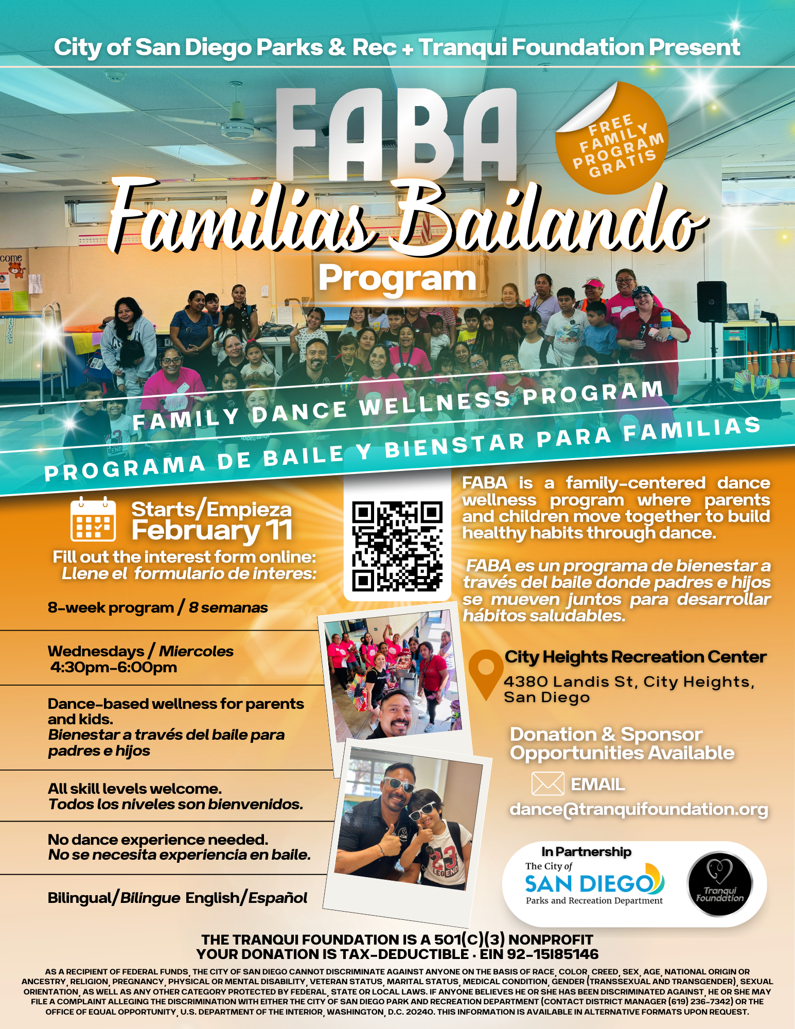 Campaign cover image for FABA: Dance Wellness for Families