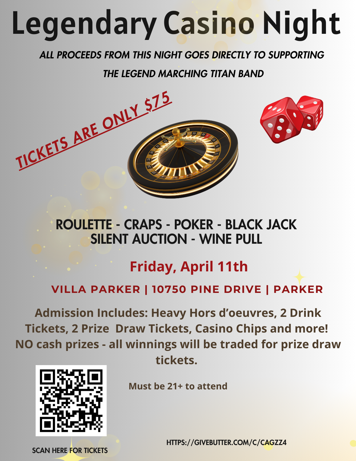 Campaign cover image for 2025 Legendary Casino Night