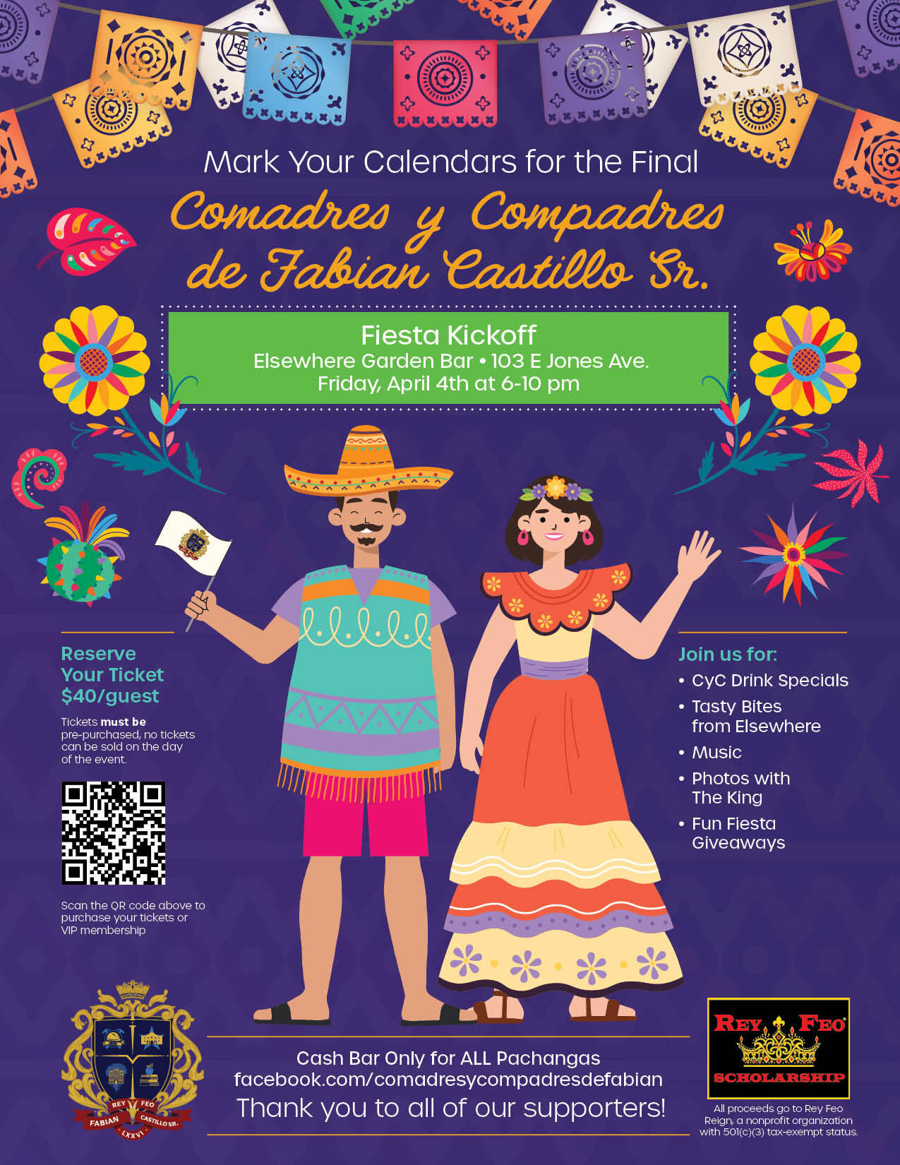 Campaign cover image for Los Comadres y Compadres de Fabian-Fiesta Kickoff