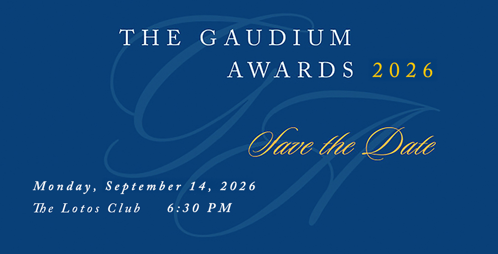 Campaign cover image for The Gaudium Awards 2026