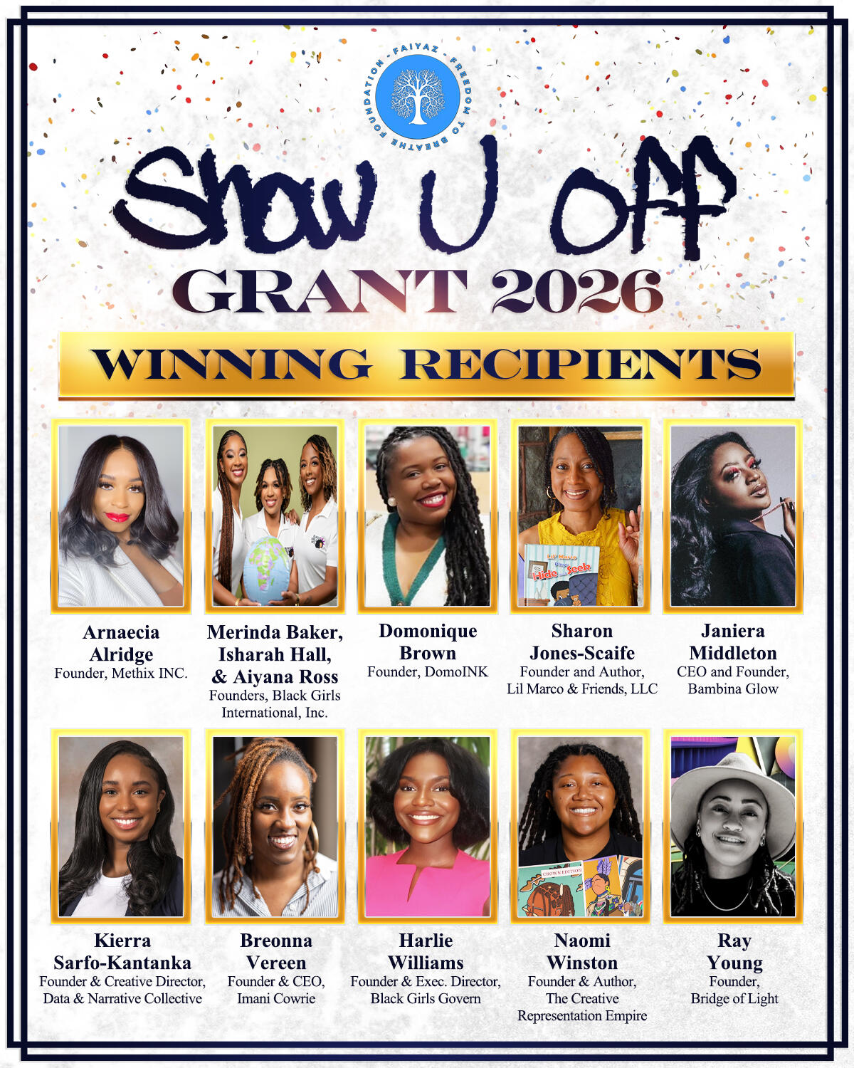 Campaign cover image for Meet Our 2026 "Show U Off" Grant Winners!