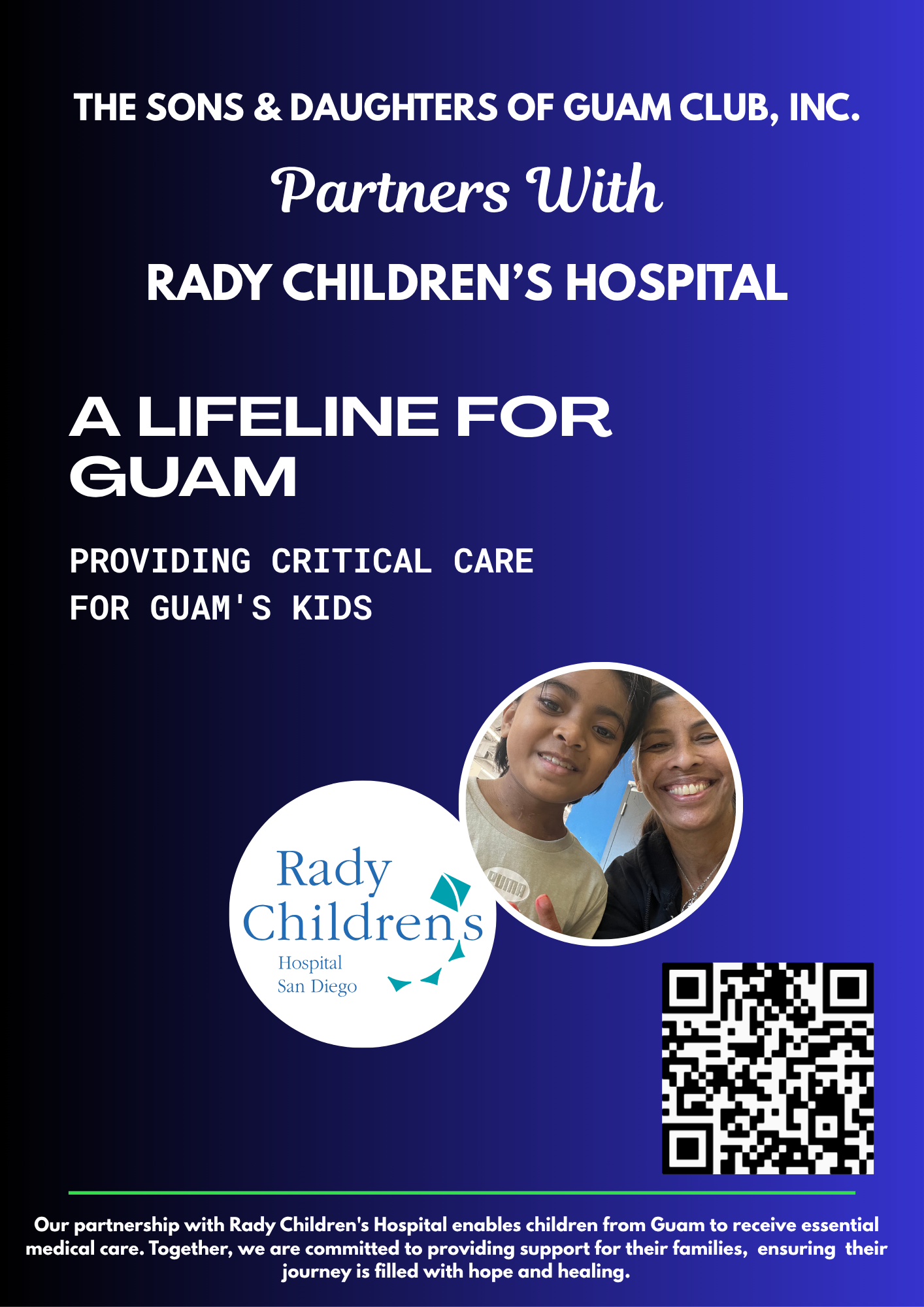 Campaign cover image for SDGCI and Rady Children's Hospital Partnership Program