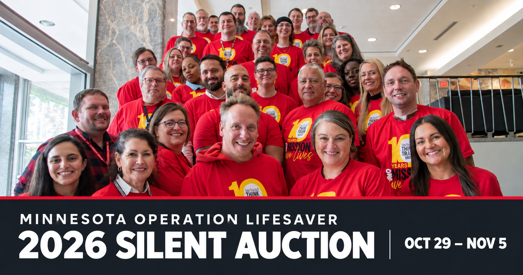 Campaign cover image for Minnesota Operation Lifesaver 2026 Silent Auction