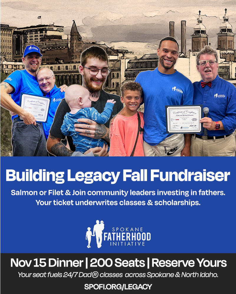 Campaign cover image for Building Legacy: Strengthening Fathers, Families & the Spokane–North Idaho Region