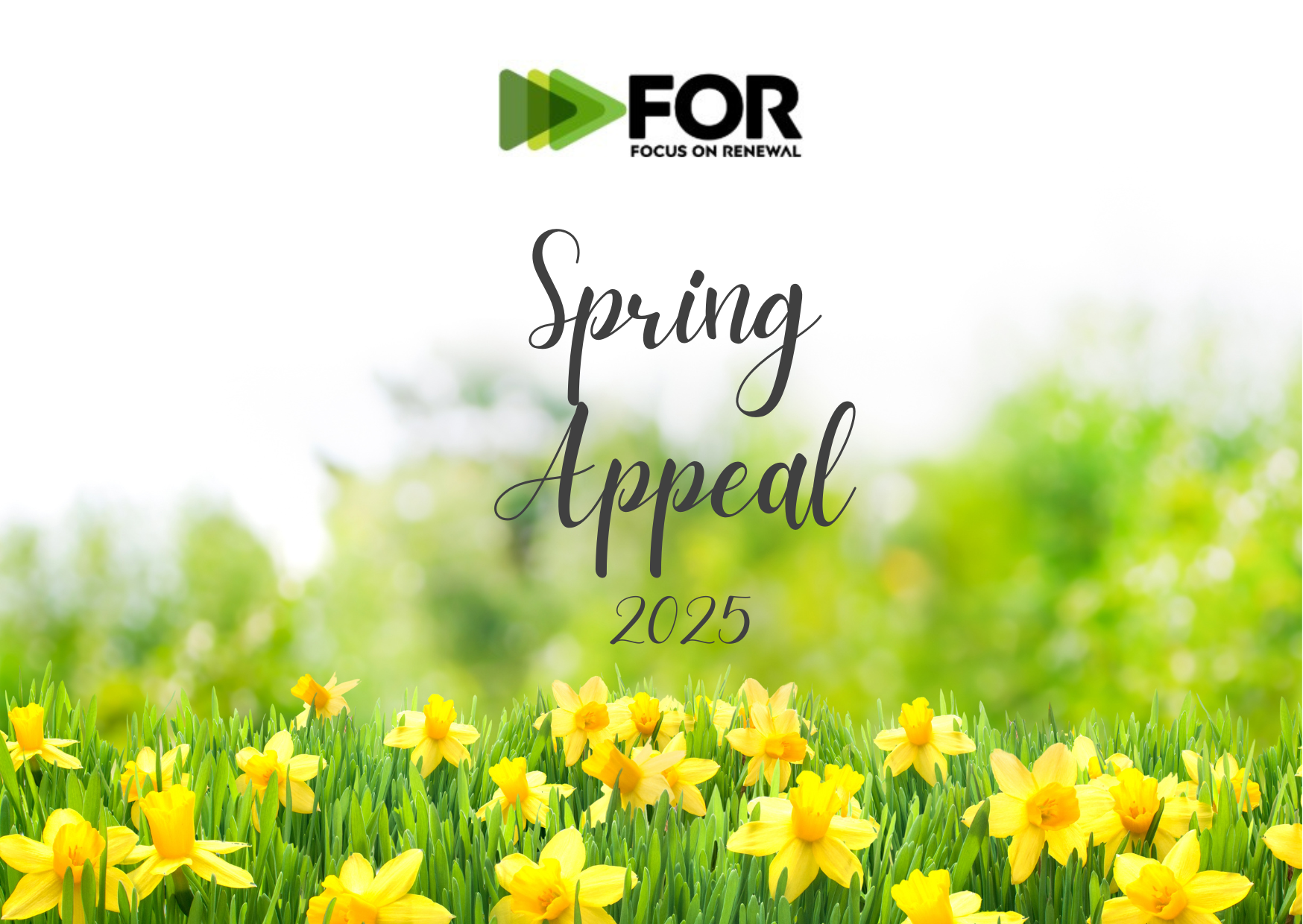 Campaign cover image for Spring Appeal 2025