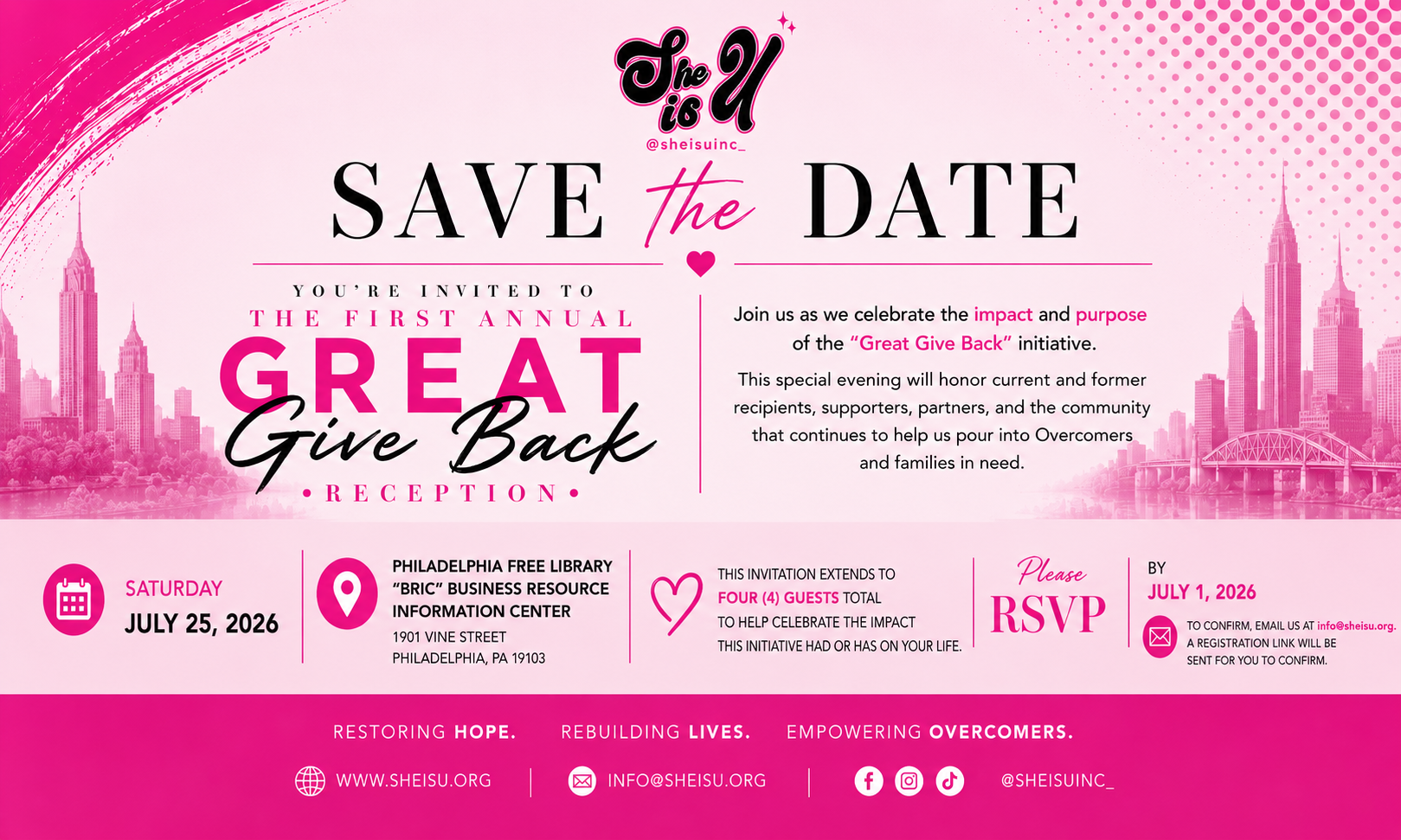 Campaign cover image for The Great Give Back Reception & Scholarship Presentation 2026