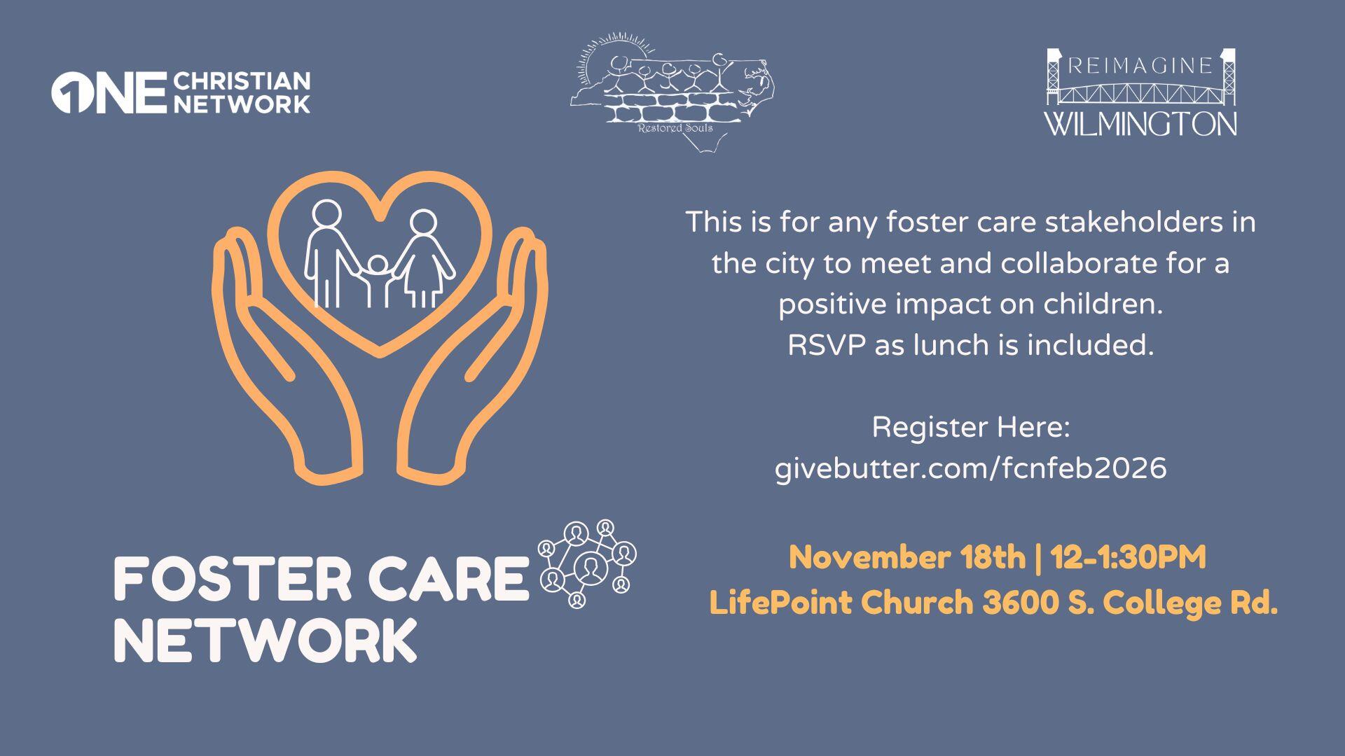 Campaign cover image for Foster Care Network February '26 Meeting