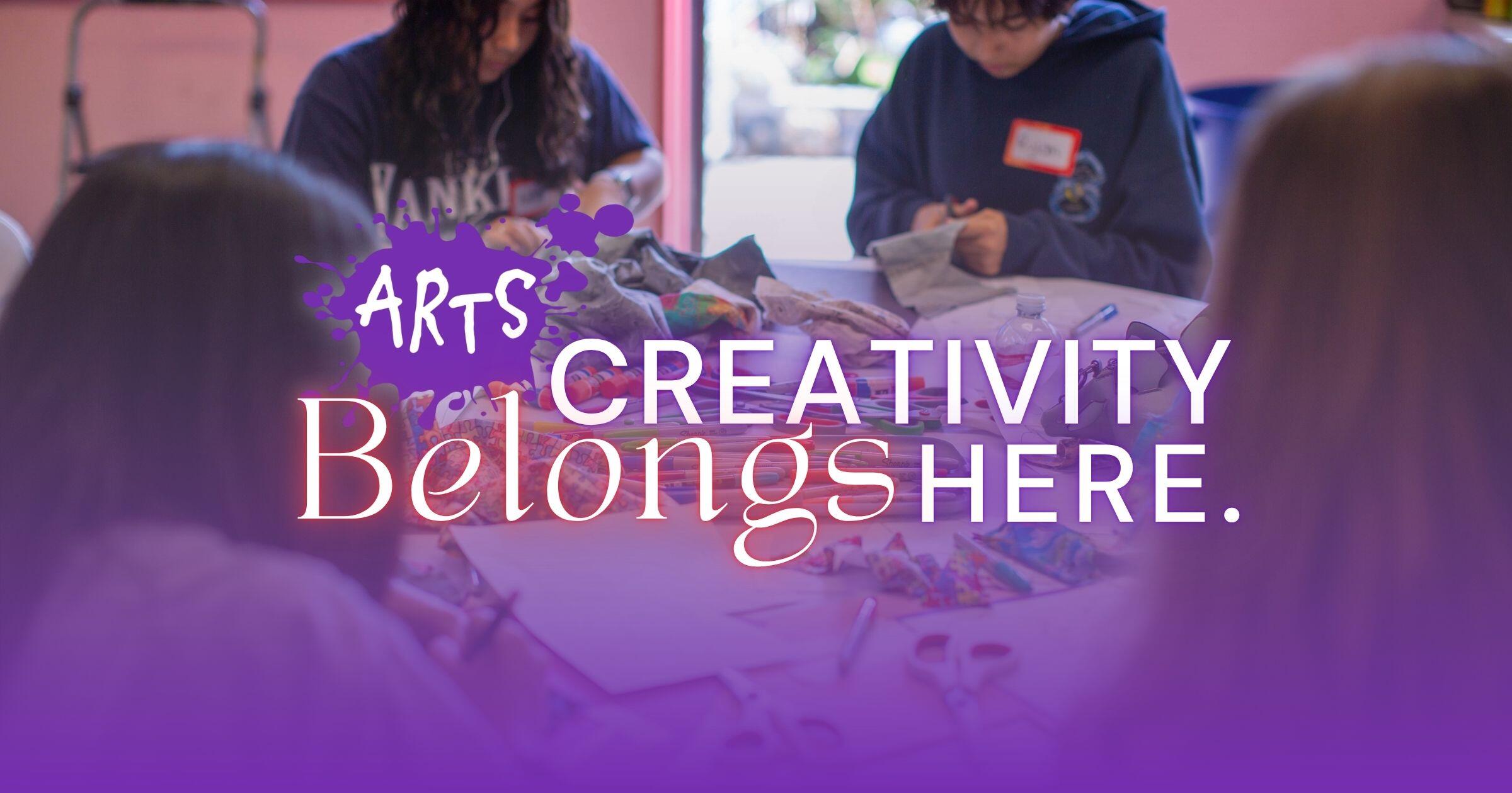 Campaign cover image for Creativity Belongs Here.