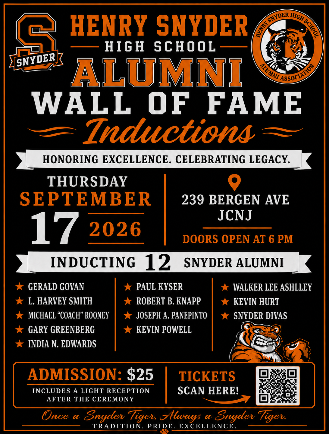 Campaign cover image for Henry Snyder HS Wall of Fame Inductions 2026